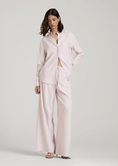 American Tall Outlet | Relaxed Pull-On Pants for Tall Women in Grey Lilac