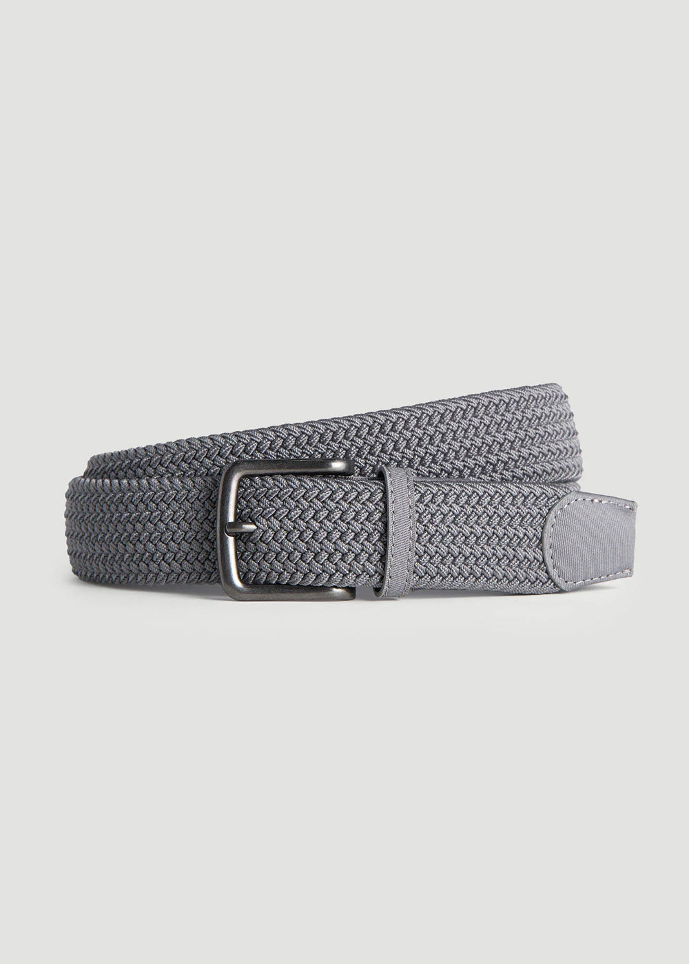 American Tall Sale | Stretch Woven Belt in Silvermist