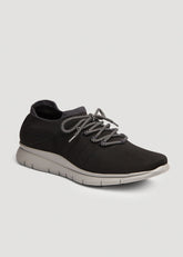 American Tall Outlet | Knit Running Shoes for Tall Men in Black