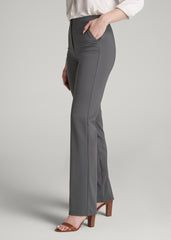 American Tall For Sale | Freedom Flex Slim Straight Leg Dress Pants for Tall Women in Slate