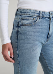 American Tall Online Shop | Harper High-Rise Straight Stretch Jeans for Tall Women in Perfect Blue