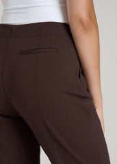 American Tall Outlet | Freedom Flex Slim Straight Leg Dress Pants for Tall Women in Espresso