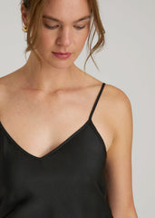 American Tall Online Shop | Satin Cami for Tall Women in Black
