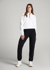 American Tall Online | Wearever Fleece Relaxed Sweatpants for Tall Women in Black