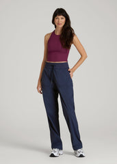 American Tall Outlet | High-Rise After Practice Pant for Tall Women in Navy