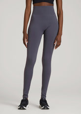 American Tall Outlet | Compression Training Leggings for Tall Women in Periscope Grey
