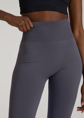 American Tall Outlet | Compression Training Leggings for Tall Women in Periscope Grey