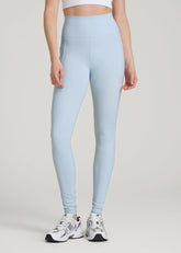 American Tall Online | Balance Cinched Back Pocket Legging for Tall Women in Ice Blue
