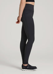 American Tall For Sale | Balance Cinched Back Pocket Legging for Tall Women in Black