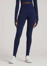 American Tall Online | Compression Training Leggings for Tall Women in Regal Blue