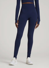 American Tall Online | Compression Training Leggings for Tall Women in Regal Blue
