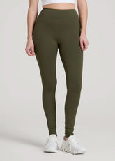 American Tall Sale | Bella Outer-Pocket Leggings for Tall Women in Forest Night
