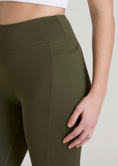 American Tall Sale | Bella Outer-Pocket Leggings for Tall Women in Forest Night
