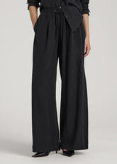 American Tall Online Shop | Relaxed Pull-On Pants for Tall Women in Vintage Black