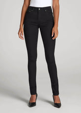 American Tall Discount | Sarah Mid-Rise Skinny Jeans for Tall Women in Black