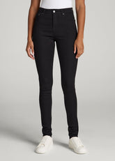 American Tall Online | Georgia High-Rise Skinny Jeans for Tall Women in Black
