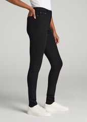 American Tall Online | Georgia High-Rise Skinny Jeans for Tall Women in Black