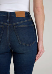 American Tall Online Shop | Chloe High Rise Flare Jeans for Tall Women in Indigo Dusk