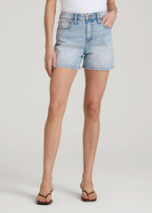 American Tall Online Shop | Denim Shorts for Tall Women in Surfer Blue