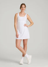 American Tall Online | Active Dress with Shorts for Tall Women in Optic White