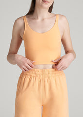 American Tall Discount | Balance Tank Top for Tall Women in Clementine
