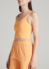 American Tall Discount | Balance Tank Top for Tall Women in Clementine
