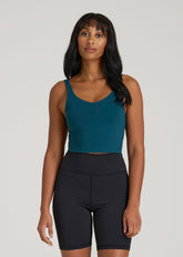 American Tall Sale | Balance Tank Top for Tall Women in Deep Water