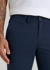American Tall Online Shop | Carman TAPERED Chinos for Tall Men in Marine Navy