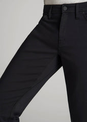 American Tall Discount | Everyday Comfort 5-Pocket TAPERED-FIT Pant for Tall Men in Black