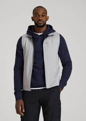 American Tall Online | Performance Vest for Tall Men in Light Grey Mix