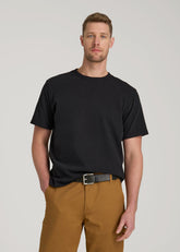 American Tall For Sale | LJ&S Heavyweight Relaxed Fit Tee for Tall Men in Vintage Black