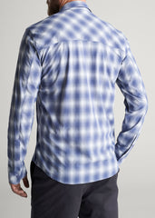 American Tall Sale | Ultra Lightweight Snap-Front Shirt for Tall Men in Open Sky