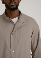 American Tall Discount | Motion Bomber Jacket for Tall Men in Portobello