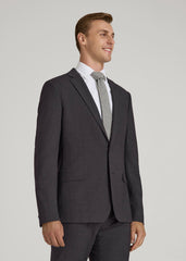 American Tall Sale | Suit Jacket for Tall Men in Charcoal Plaid