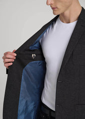 American Tall Online Shop | Core Blazer for Tall Men in Black Silver Mix