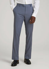 American Tall Online | Suit Trousers for Tall Men in Blue Slate