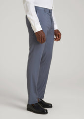 American Tall Online | Suit Trousers for Tall Men in Blue Slate