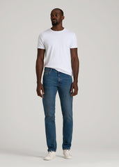 American Tall Outlet | Carman TAPERED Jeans for Tall Men in Worn Blue