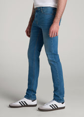 American Tall Discount | Americana Collection Dylan Slim Fit Jeans For Tall Men in Sail Blue