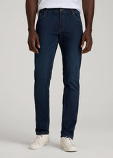 American Tall Sale | Carman TAPERED Jeans for Tall Men in Blue Steel