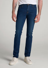 American Tall Outlet | Americana Collection Dylan Slim Fit Jeans For Tall Men in Crown Blue
