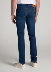 American Tall Outlet | Americana Collection Dylan Slim Fit Jeans For Tall Men in Crown Blue