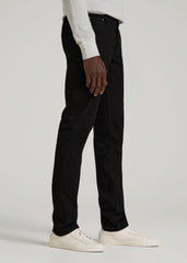 American Tall Discount | Carman TAPERED Jeans for Tall Men in True Black