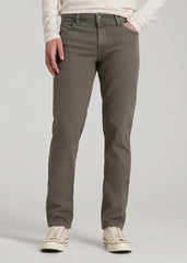American Tall Online | Carman Tapered Fit Colored Jeans for Tall Men in Sage