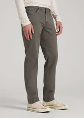 American Tall Online | Carman Tapered Fit Colored Jeans for Tall Men in Sage