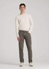 American Tall Online | Carman Tapered Fit Colored Jeans for Tall Men in Sage