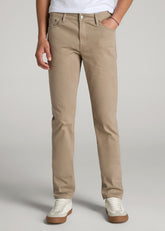 American Tall Online Shop | Dylan Slim Fit Colored Jeans for Tall Men in Clay Wash