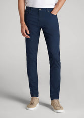 American Tall Online | Carman TAPERED Fit Five Pocket Pants for Tall Men in Marine Navy