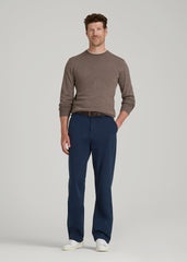 American Tall Sale | 4 Way Stretch Commuter RELAXED Chino Pants for Tall Men in Navy Blue