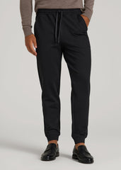 American Tall Online Shop | Soft Flex Ponte Jogger for Tall Men in Black
